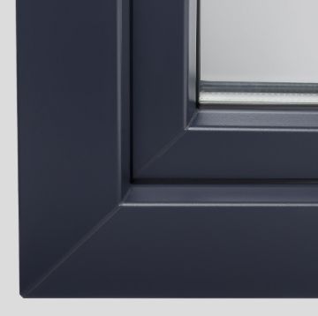 окно серое рехау